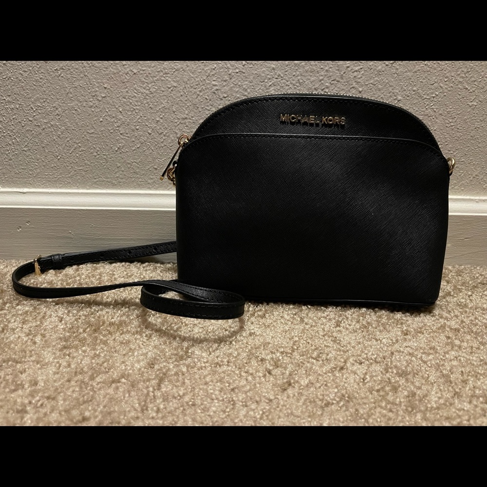 Michael Kors Emmy Saffiano Leather Medium Crossbody Bag